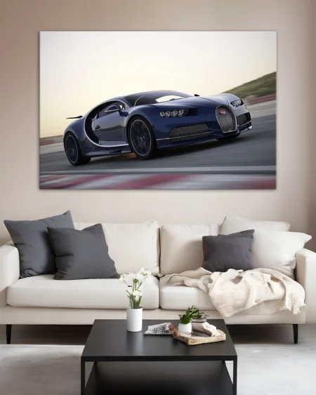 Bugatti Chiron на гоночной трассе