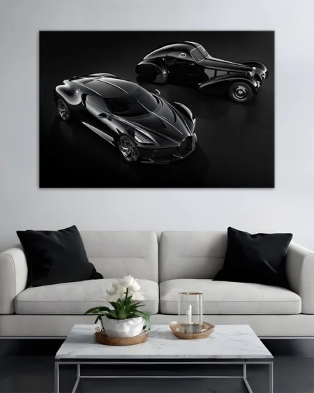 Bugatti La Voiture Noire și Type 57 SC Atlantic