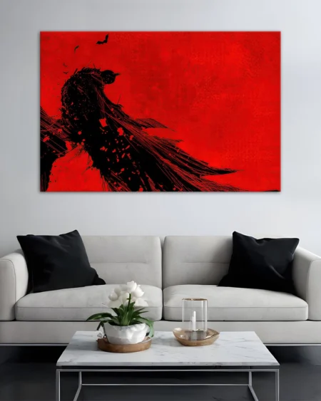 Batman in Blazing Red
