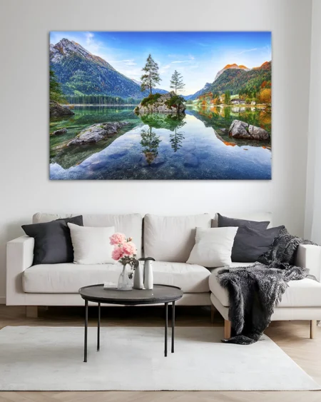 Lacul de smarald în inima munților