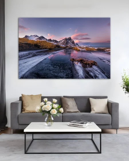 Vestrahorn, Islanda - Muntele maiestuos la apus