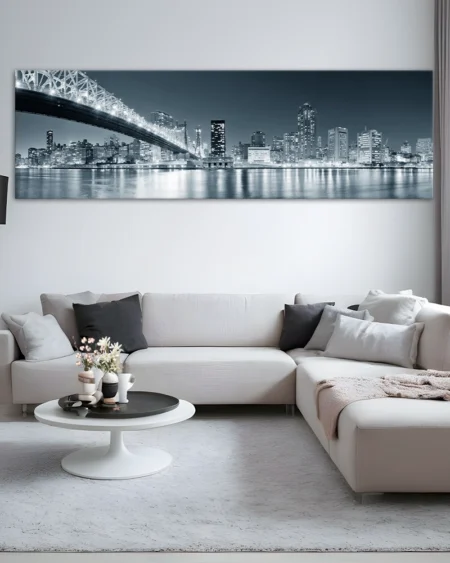 Queensboro Bridge in Black and White