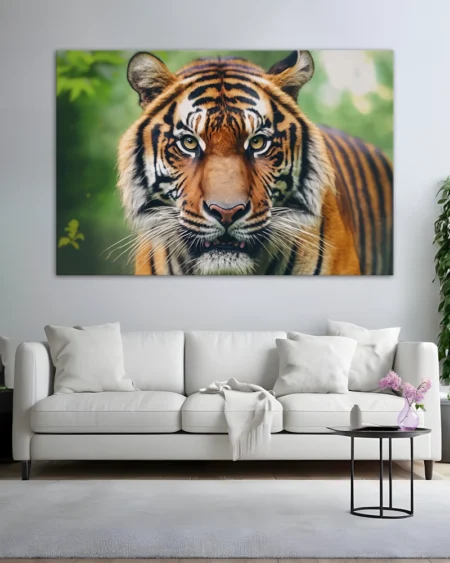 Privire intensă, spirit sălbatic: arta tigrului