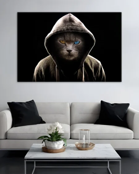 Portretul rebel al unei feline urbane