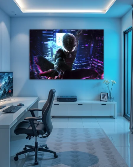 Spider-Man într-o compoziție artistică de excepție