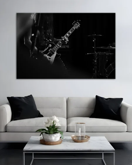 Black and white rock energy