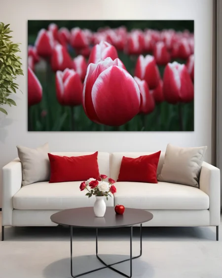 Prospețimea primăverii în lalele bicolore