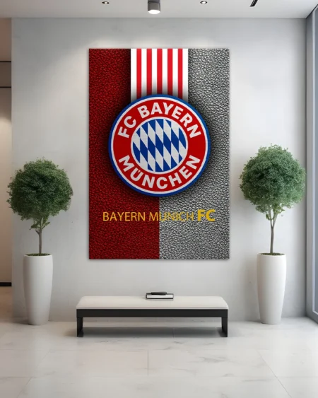 Bayern Munchen – Blazonul clubului în culorile tradiționale