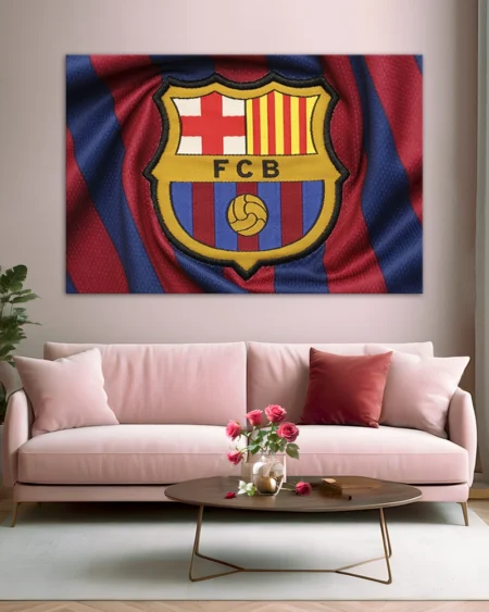 Emblema Barcelona în detalii perfecte